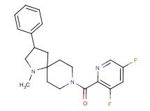 8-[(3,5-difluoro-2-pyridinyl)carbonyl]-1-methyl-3-phenyl-1,8-diazaspiro[4.5]decane