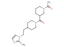 3-({4-[2-(2-methyl-1H-imidazol-1-yl)ethyl]-1-piperidinyl}carbonyl)-1-piperidinecarboxamide