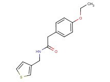 2-(4-ethoxyphenyl)-N-(3-thienylmethyl)acetamide