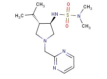N'-[rel-(3R,4S)-4-isopropyl-1-(2-pyrimidinylmethyl)-3-pyrrolidinyl]-N,N-dimethylsulfamide hydrochloride