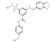 3-[(2,1,3-benzothiadiazol-5-ylmethyl)amino]-N-(4-methoxyphenyl)-5-[(methylamino)sulfonyl]benzamide