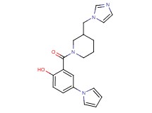 2-{[3-(1H-imidazol-1-ylmethyl)piperidin-1-yl]carbonyl}-4-(1H-pyrrol-1-yl)phenol
