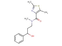 N-(3-hydroxy-3-phenylpropyl)-N,2,5-trimethyl-1,3-thiazole-4-carboxamide
