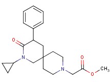 methyl (2-cyclopropyl-3-oxo-4-phenyl-2,9-diazaspiro[5.5]undec-9-yl)acetate