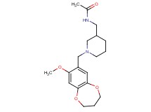 N-({1-[(8-methoxy-3,4-dihydro-2H-1,5-benzodioxepin-7-yl)methyl]piperidin-3-yl}methyl)acetamide