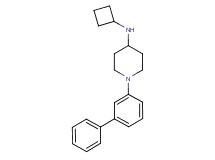 1-(3-biphenylyl)-N-cyclobutyl-4-piperidinamine