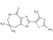 2-(2,4-dimethyl-1,3-thiazol-5-yl)-7,7-dimethyl-5,6,7,8-tetrahydroimidazo[4,5-c]azepin-4(1H)-one