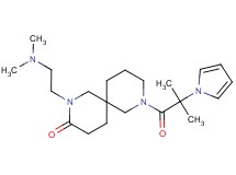 2-[2-(dimethylamino)ethyl]-8-[2-methyl-2-(1H-pyrrol-1-yl)propanoyl]-2,8-diazaspiro[5.5]undecan-3-one