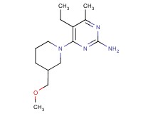 5-ethyl-4-[3-(methoxymethyl)piperidin-1-yl]-6-methylpyrimidin-2-amine