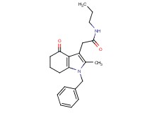 2-(1-benzyl-2-methyl-4-oxo-4,5,6,7-tetrahydro-1H-indol-3-yl)-N-propylacetamide