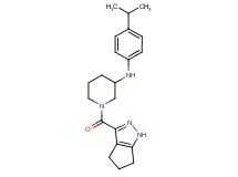 N-(4-isopropylphenyl)-1-(1,4,5,6-tetrahydrocyclopenta[c]pyrazol-3-ylcarbonyl)-3-piperidinamine