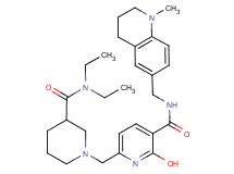 6-({3-[(diethylamino)carbonyl]-1-piperidinyl}methyl)-2-hydroxy-N-[(1-methyl-1,2,3,4-tetrahydro-6-quinolinyl)methyl]nicotinamide