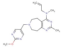 N-allyl-7-[(2-methoxypyrimidin-5-yl)methyl]-N,2-dimethyl-6,7,8,9-tetrahydro-5H-pyrimido[4,5-d]azepin-4-amine