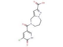 5-[(5-chloro-6-oxo-1,6-dihydropyridin-3-yl)carbonyl]-5,6,7,8-tetrahydro-4H-pyrazolo[1,5-a][1,4]diazepine-2-carboxylic acid