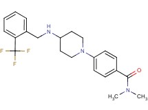 N,N-dimethyl-4-(4-{[2-(trifluoromethyl)benzyl]amino}-1-piperidinyl)benzamide