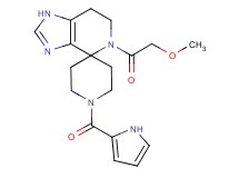 5-(methoxyacetyl)-1'-(1H-pyrrol-2-ylcarbonyl)-1,5,6,7-tetrahydrospiro[imidazo[4,5-c]pyridine-4,4'-piperidine]