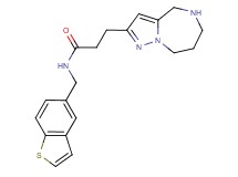 N-(1-benzothien-5-ylmethyl)-3-(5,6,7,8-tetrahydro-4H-pyrazolo[1,5-a][1,4]diazepin-2-yl)propanamide