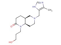 (4aS*,8aR*)-1-(3-hydroxypropyl)-6-[(4-methyl-1H-imidazol-5-yl)methyl]octahydro-1,6-naphthyridin-2(1H)-one