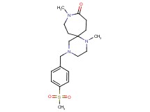 1,9-dimethyl-4-[4-(methylsulfonyl)benzyl]-1,4,9-triazaspiro[5.6]dodecan-10-one