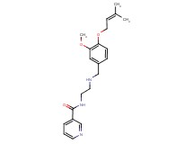 N-[2-({3-methoxy-4-[(3-methylbut-2-en-1-yl)oxy]benzyl}amino)ethyl]nicotinamide
