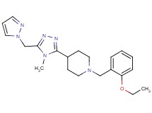 1-(2-ethoxybenzyl)-4-[4-methyl-5-(1H-pyrazol-1-ylmethyl)-4H-1,2,4-triazol-3-yl]piperidine
