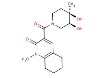 3-{[(3S*,4R*)-3,4-dihydroxy-4-methylpiperidin-1-yl]carbonyl}-1-methyl-5,6,7,8-tetrahydroquinolin-2(1H)-one