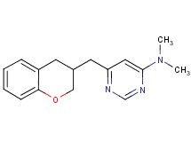 6-(3,4-dihydro-2H-chromen-3-ylmethyl)-N,N-dimethylpyrimidin-4-amine