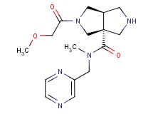 (3aR*,6aR*)-2-(methoxyacetyl)-N-methyl-N-(pyrazin-2-ylmethyl)hexahydropyrrolo[3,4-c]pyrrole-3a(1H)-carboxamide