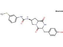 N-[(3R,7S,8aS)-3-(4-hydroxybenzyl)-1,4-dioxooctahydropyrrolo[1,2-a]pyrazin-7-yl]-N'-[3-(methylthio)phenyl]urea
