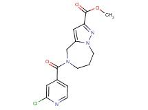 methyl 5-(2-chloroisonicotinoyl)-5,6,7,8-tetrahydro-4H-pyrazolo[1,5-a][1,4]diazepine-2-carboxylate