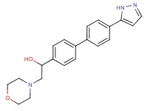 2-morpholin-4-yl-1-[4'-(1H-pyrazol-5-yl)biphenyl-4-yl]ethanol