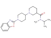 1'-(1,3-benzoxazol-2-yl)-N-isopropyl-N-methyl-1,4'-bipiperidine-3-carboxamide