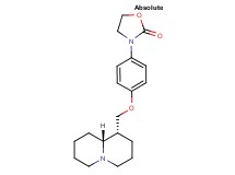 3-{4-[(1R,9aR)-octahydro-2H-quinolizin-1-ylmethoxy]phenyl}-1,3-oxazolidin-2-one