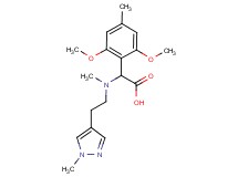 (2,6-dimethoxy-4-methylphenyl){methyl[2-(1-methyl-1H-pyrazol-4-yl)ethyl]amino}acetic acid