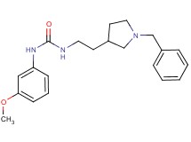 N-[2-(1-benzylpyrrolidin-3-yl)ethyl]-N'-(3-methoxyphenyl)urea