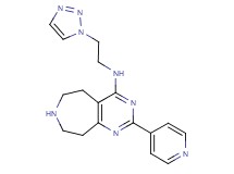2-(4-pyridinyl)-N-[2-(1H-1,2,3-triazol-1-yl)ethyl]-6,7,8,9-tetrahydro-5H-pyrimido[4,5-d]azepin-4-amine hydrochloride