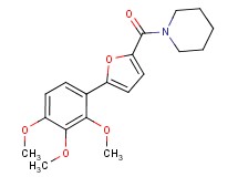 1-[5-(2,3,4-trimethoxyphenyl)-2-furoyl]piperidine