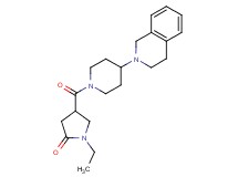 4-{[4-(3,4-dihydro-2(1H)-isoquinolinyl)-1-piperidinyl]carbonyl}-1-ethyl-2-pyrrolidinone