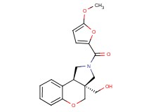 [(3aS*,9bS*)-2-(5-methoxy-2-furoyl)-1,2,3,9b-tetrahydrochromeno[3,4-c]pyrrol-3a(4H)-yl]methanol