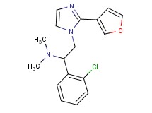 1-(2-chlorophenyl)-2-[2-(3-furyl)-1H-imidazol-1-yl]-N,N-dimethylethanamine