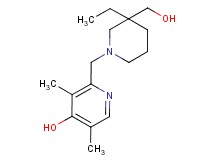 2-{[3-ethyl-3-(hydroxymethyl)-1-piperidinyl]methyl}-3,5-dimethyl-4-pyridinol