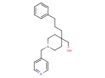 [4-(3-phenylpropyl)-1-(4-pyridinylmethyl)-4-piperidinyl]methanol