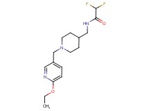N-({1-[(6-ethoxypyridin-3-yl)methyl]piperidin-4-yl}methyl)-2,2-difluoroacetamide