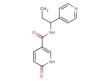 6-oxo-N-(1-pyridin-4-ylpropyl)-1,6-dihydropyridine-3-carboxamide