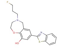 7-(1,3-benzothiazol-2-yl)-4-(3-fluoropropyl)-2,3,4,5-tetrahydro-1,4-benzoxazepin-9-ol