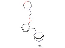 (1S*,5R*)-3-methyl-6-{2-[2-(4-morpholinyl)ethoxy]benzyl}-3,6-diazabicyclo[3.2.2]nonane