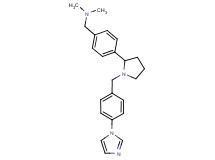 (4-{1-[4-(1H-imidazol-1-yl)benzyl]pyrrolidin-2-yl}benzyl)dimethylamine