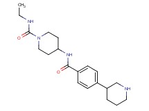 N-ethyl-4-[(4-piperidin-3-ylbenzoyl)amino]piperidine-1-carboxamide