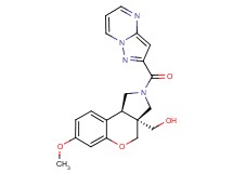 [(3aS*,9bS*)-7-methoxy-2-(pyrazolo[1,5-a]pyrimidin-2-ylcarbonyl)-1,2,3,9b-tetrahydrochromeno[3,4-c]pyrrol-3a(4H)-yl]methanol