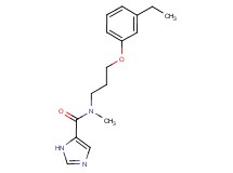 N-[3-(3-ethylphenoxy)propyl]-N-methyl-1H-imidazole-5-carboxamide